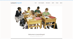 Desktop Screenshot of lessonsnips.com